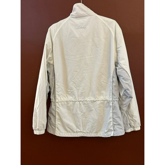 Cabela's Women's Outerwear Jacket M/M White Gray Insulated Zip-Up Warm Coat - Picture 3 of 3